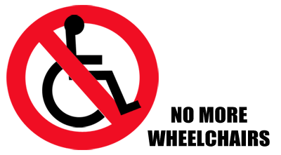 No More Wheelchairs logo